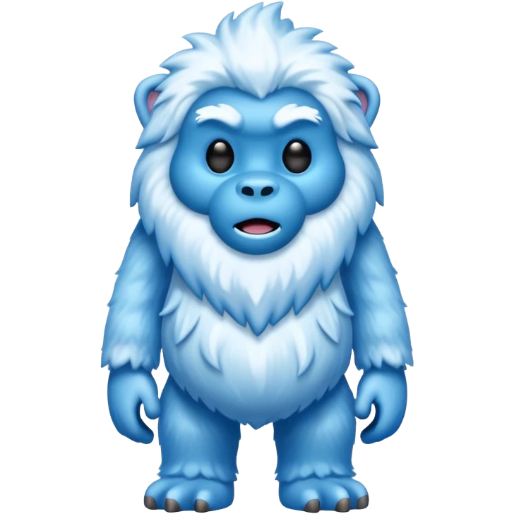 BLUE SNOW YETI emoji