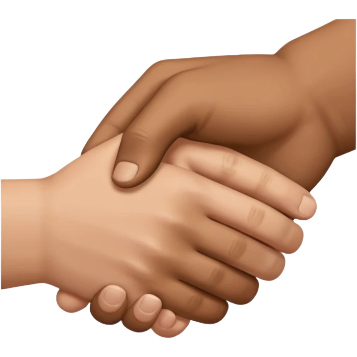 It's a handshake, but only hands emoji