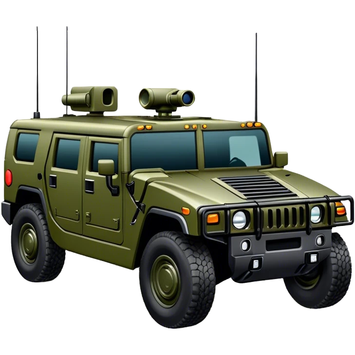 military hummer emoji