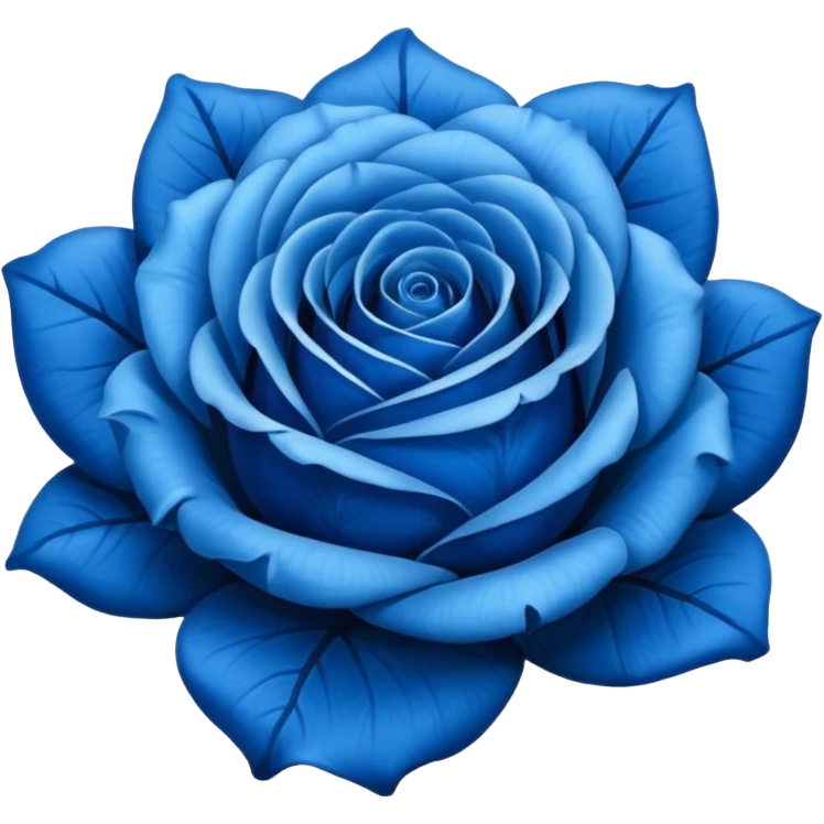 blue rose emoji