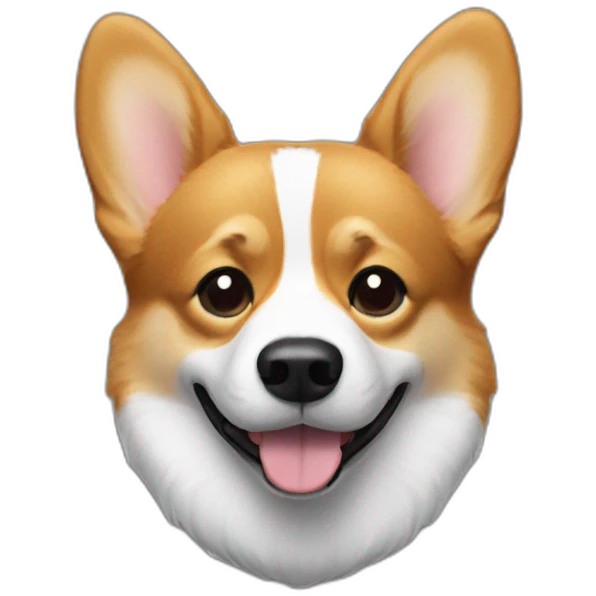 corgi noir emoji