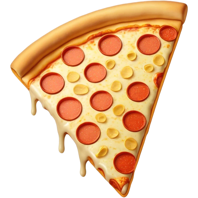 Golden pizza emoji