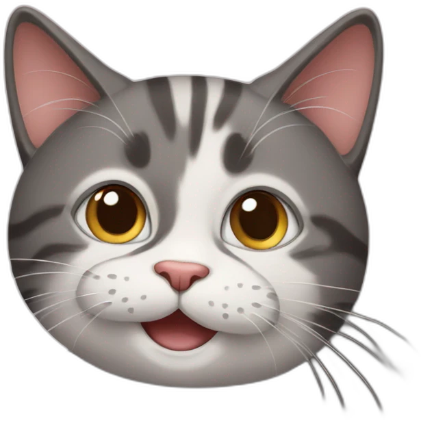 Happy cat emoji