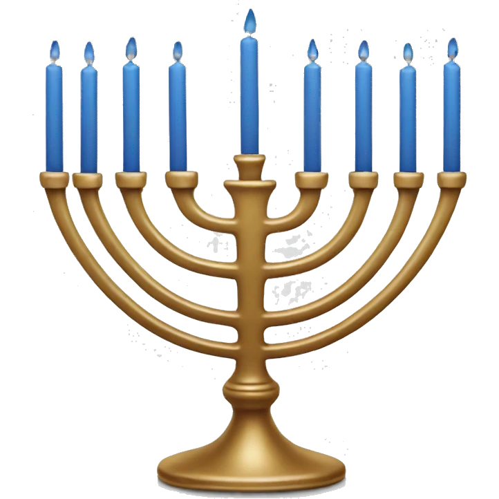 Big menorah  emoji