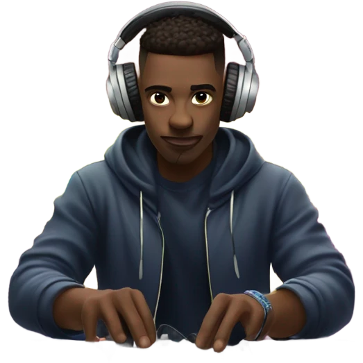 A dj emoji