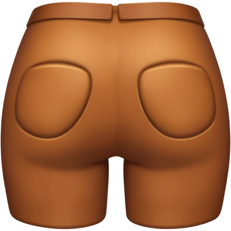 brown butt emoji