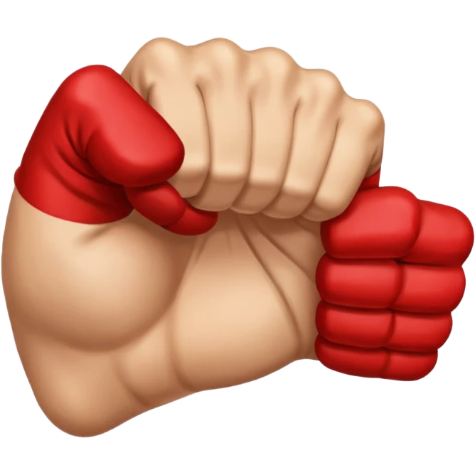 Saitama red hand punch emoji