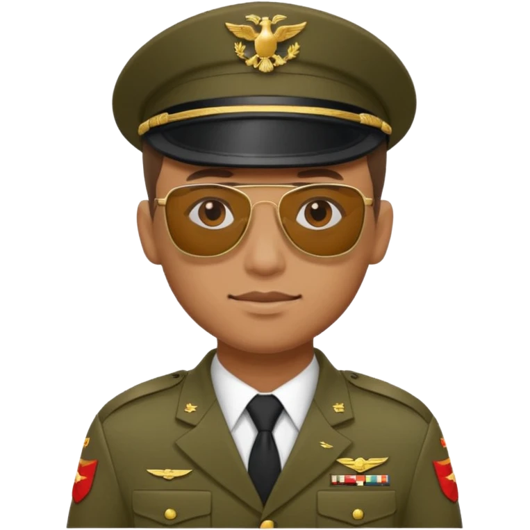  soldier with sunglasses emoji