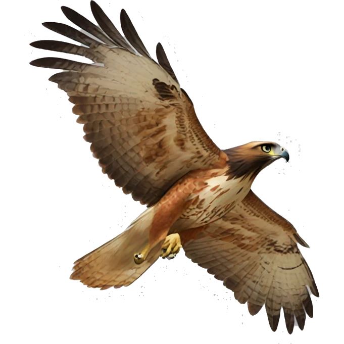 Red tailed hawk emoji