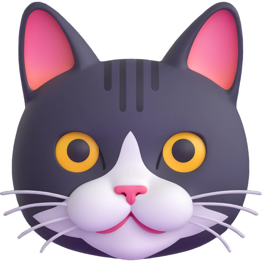 cute cat face emoji
