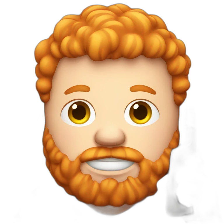 fat ginger on phone emoji