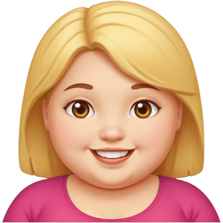 Chubby girl  emoji