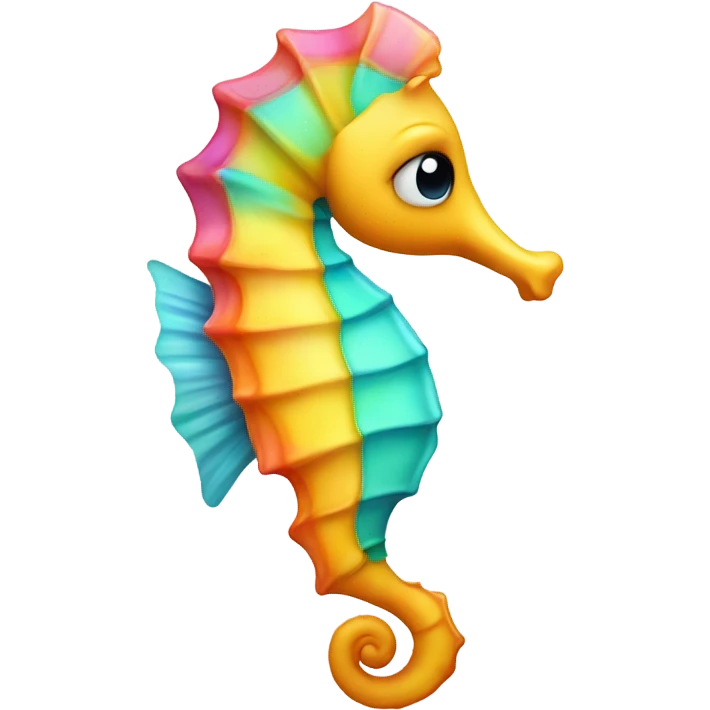 a cute seahorse emoji