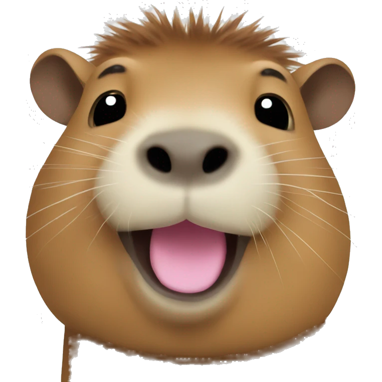 happy capybara emoji