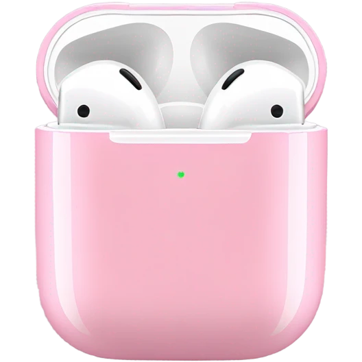 Pink airpods emoji