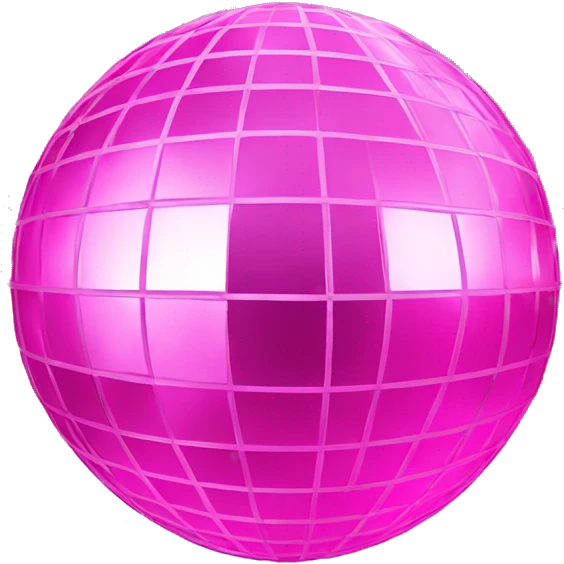 pink disco ball emoji