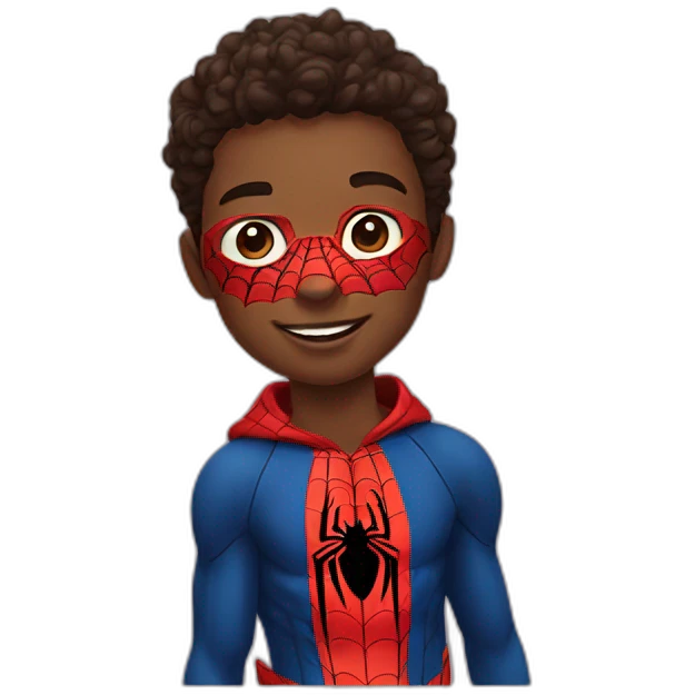 Spiderman kid emoji