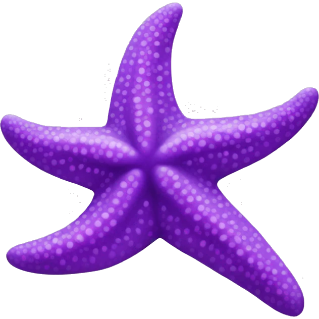 Purple starfish emoji