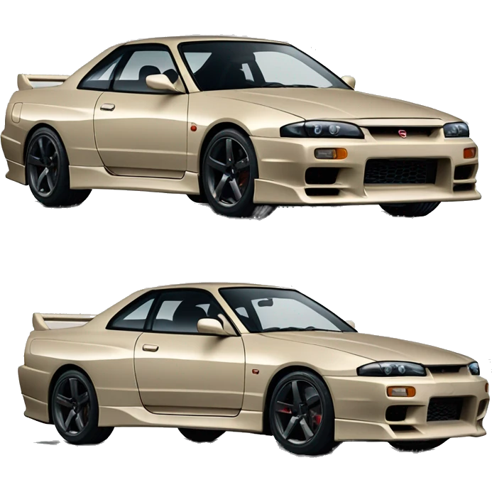 beige nissan skyline r33 emoji