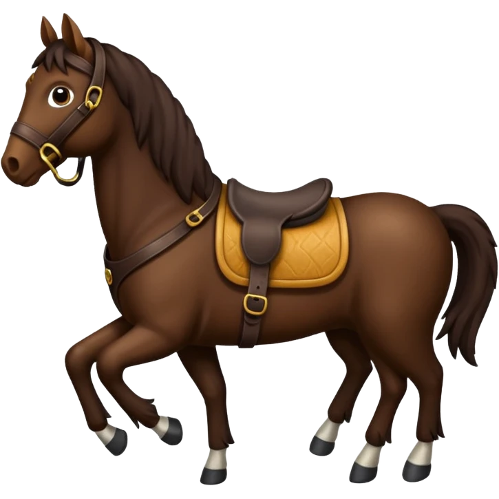 Horse crop emoji