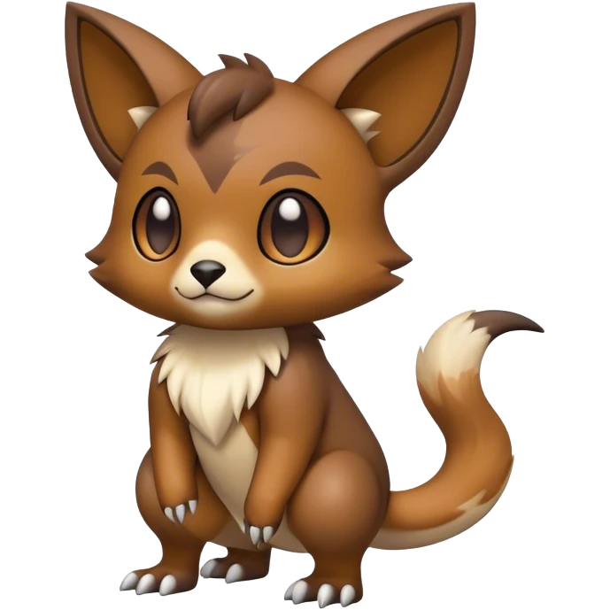 Cute cool animal hybrid Fakemon full body  emoji