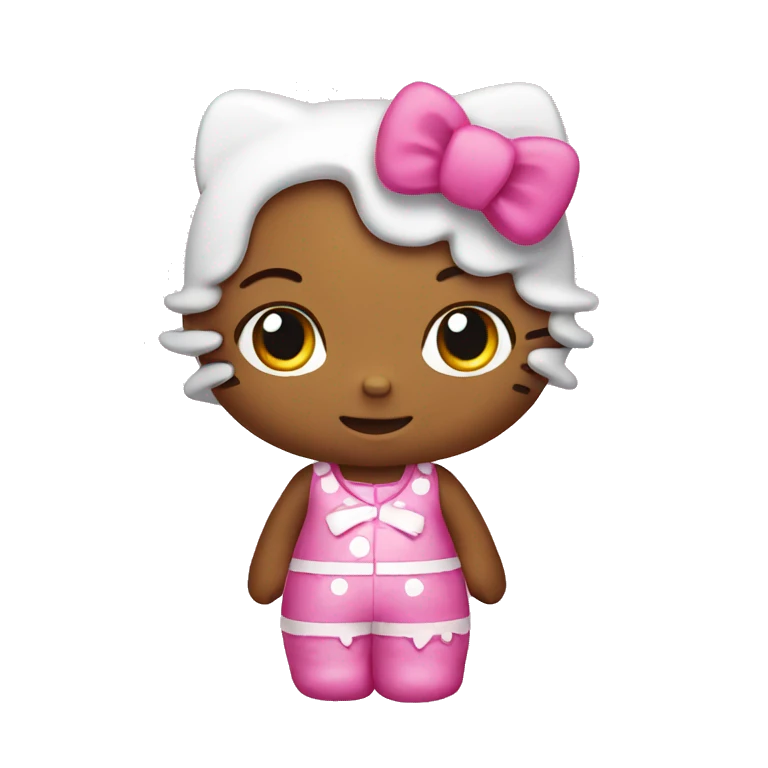 Hello kitty pink  emoji