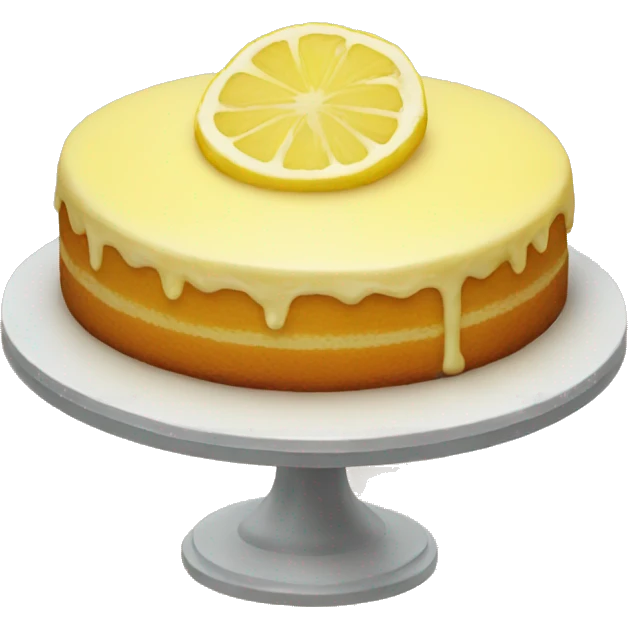 Lemon cake emoji