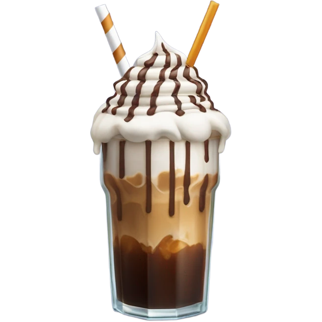 Ice coffee emoji