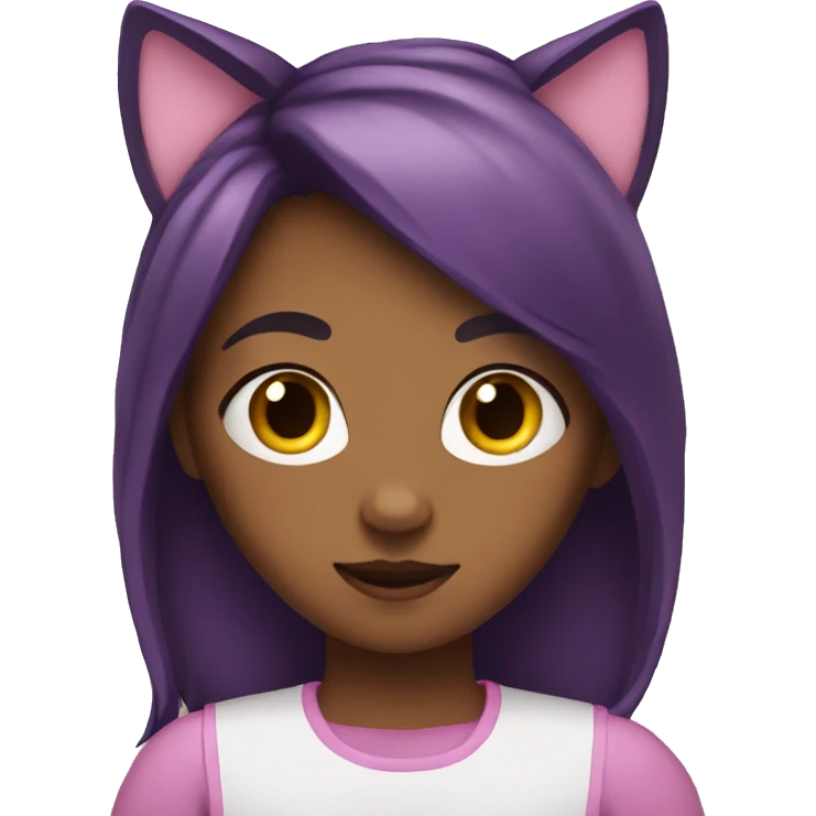 girl with cat ears emoji