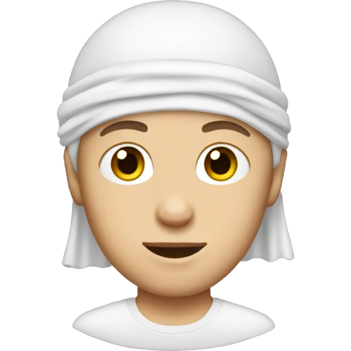 White boy with durag  emoji