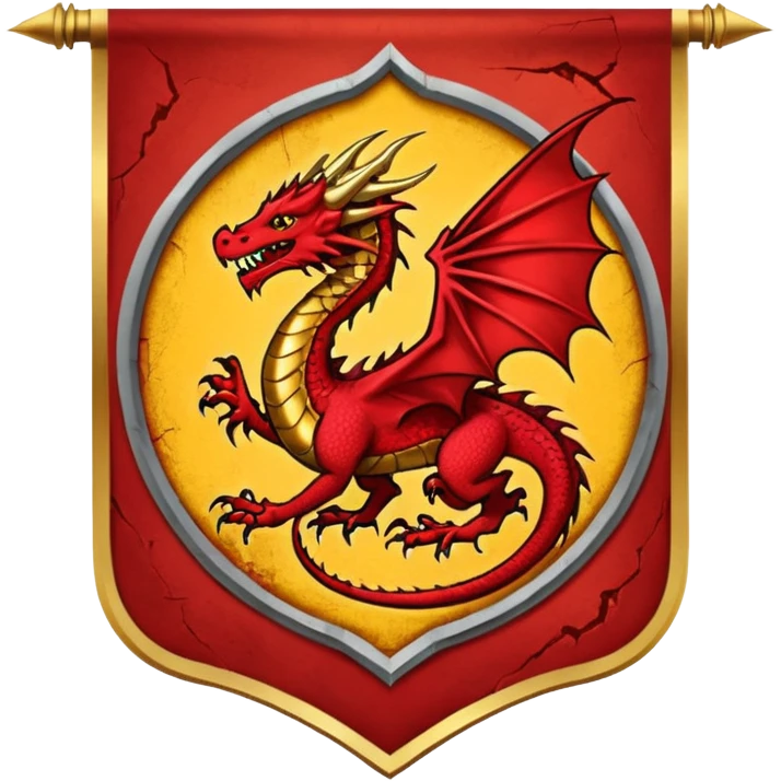Dragon army banner emoji