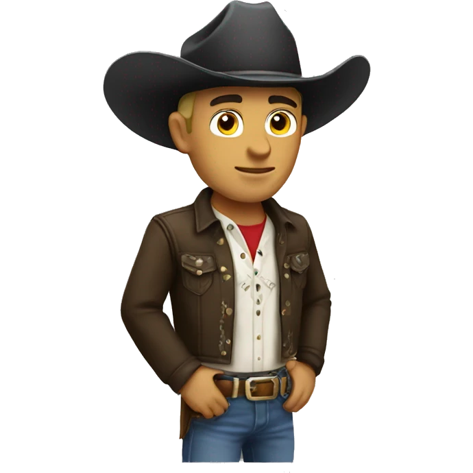 White cowboy emoji