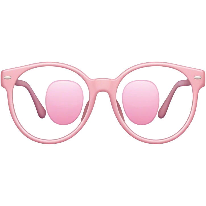 light pink glasses emoji