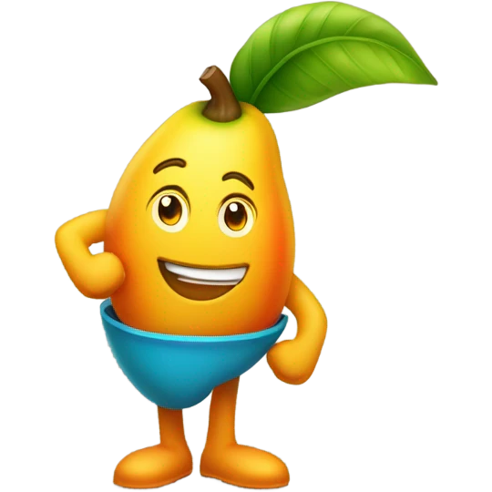 Mango banana man emoji