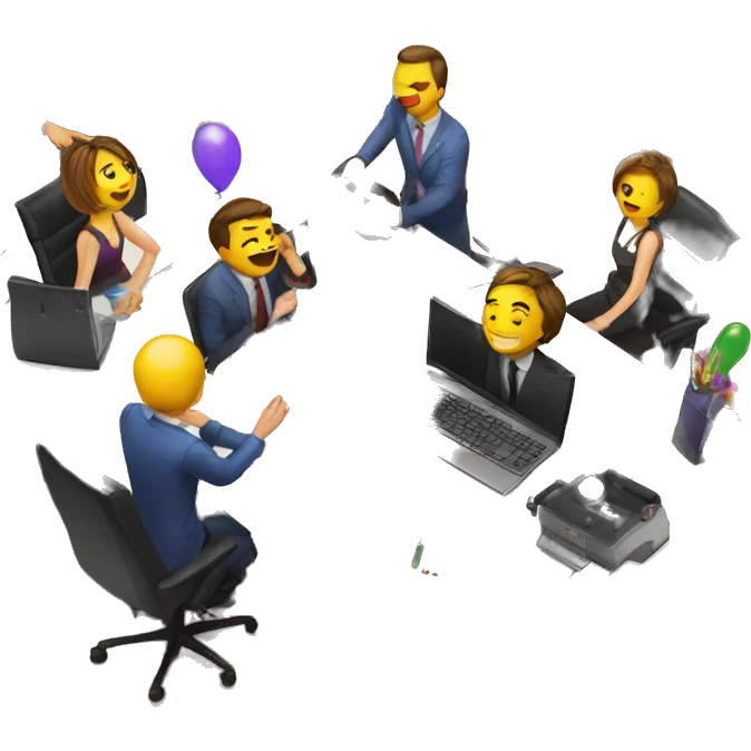 party hit desk emoji