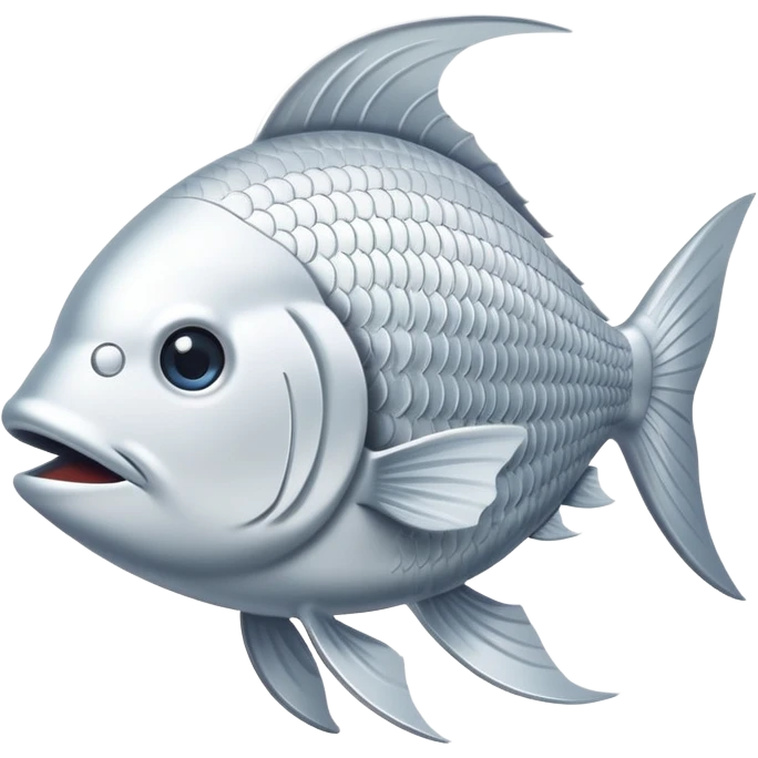make a white fish emoji emoji