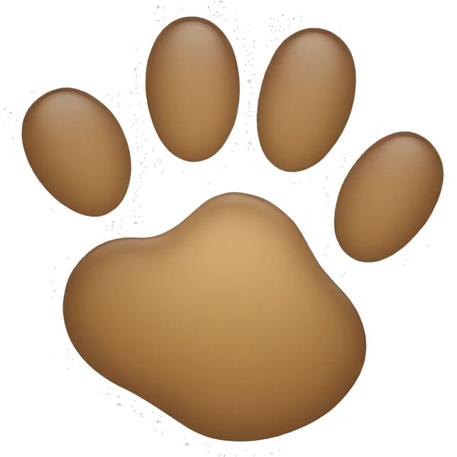 animal paw print emoji