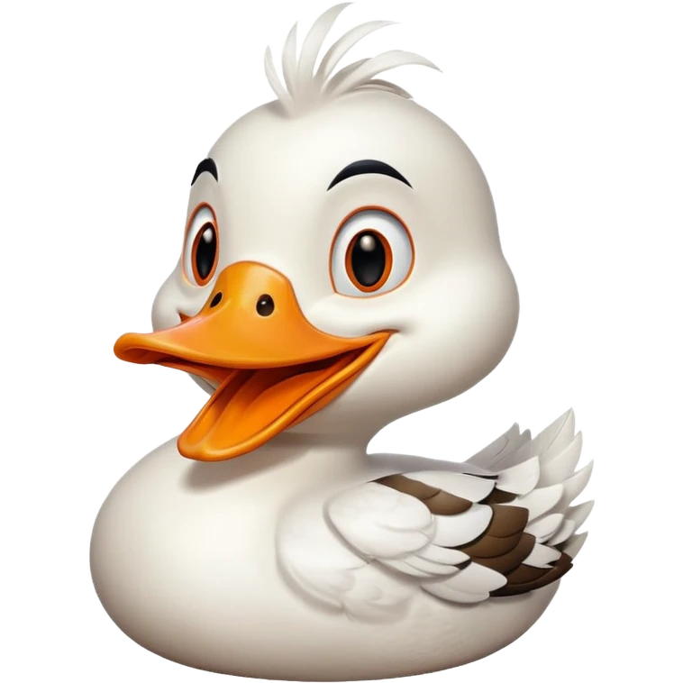 duck laughing emoji