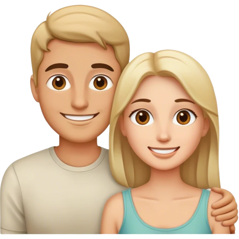 Happy couple  emoji