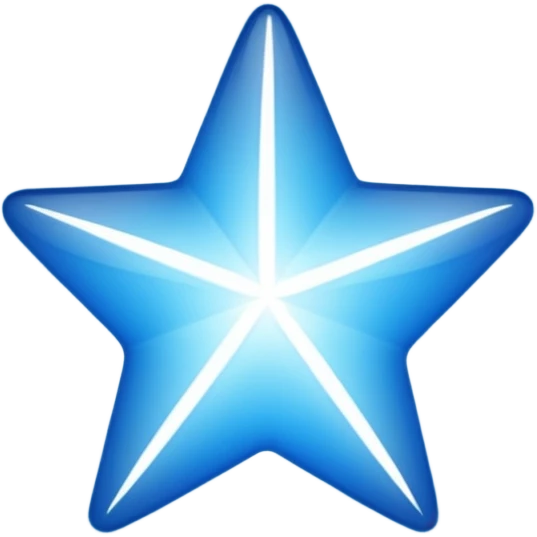 Blue stars emoji