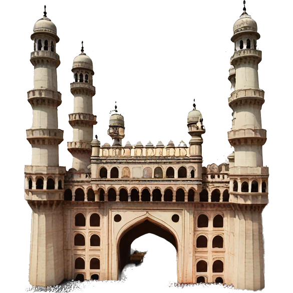 Charminar in indian flag emoji