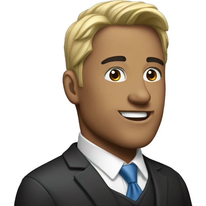 A sigma male emoji