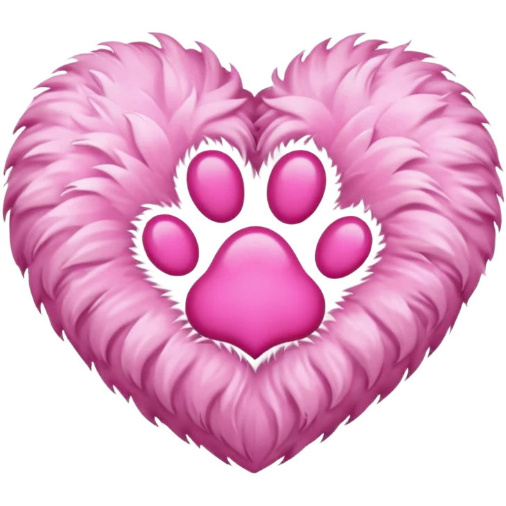 Paw heart emoji