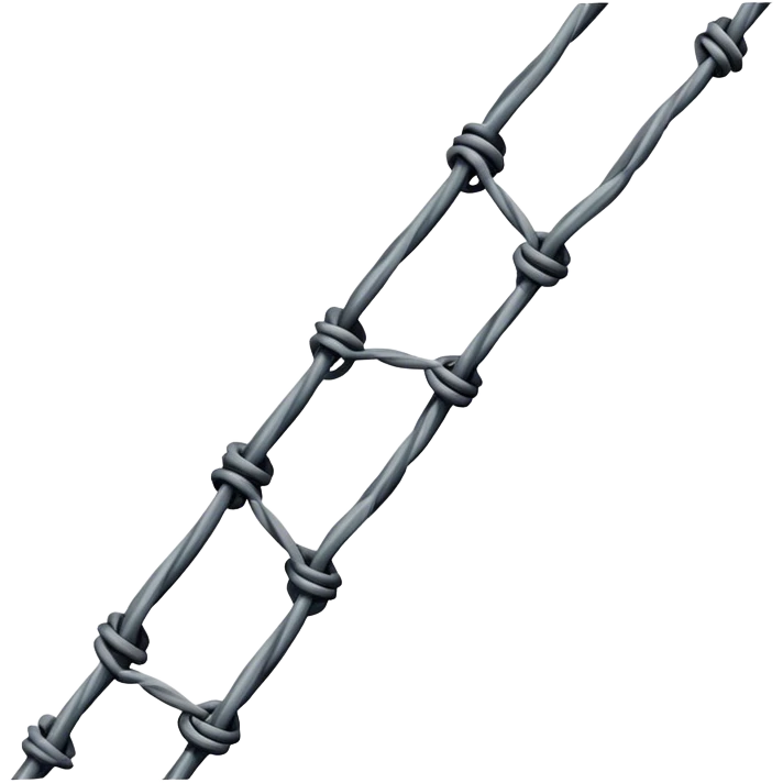 horizontal barb wire emoji