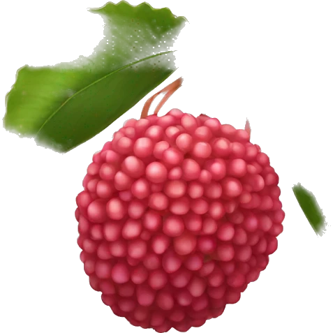 Lychee emoji