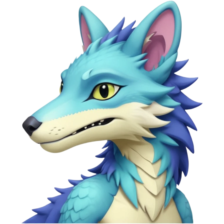 Edgy shiny exotic colorful smooth soft pastel modern anthro furry vernid-sergal-trico-hybrid by Falvie, LiLaiRa, AngieWolf emoji