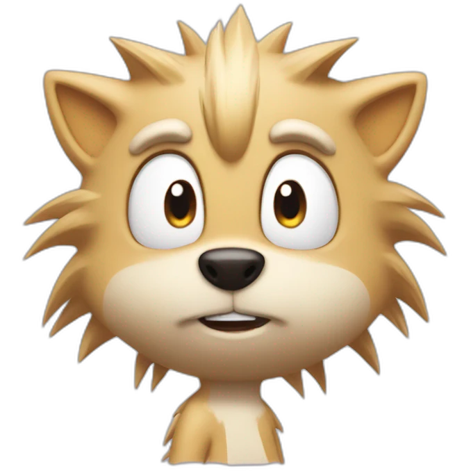 Sonic the hedghog emoji