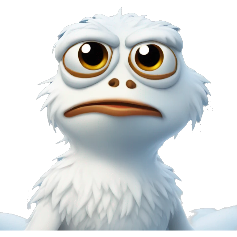 pepe the rog cold and snowy emoji
