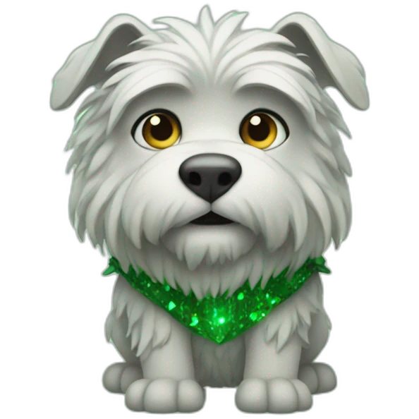 Toto in emerald city emoji