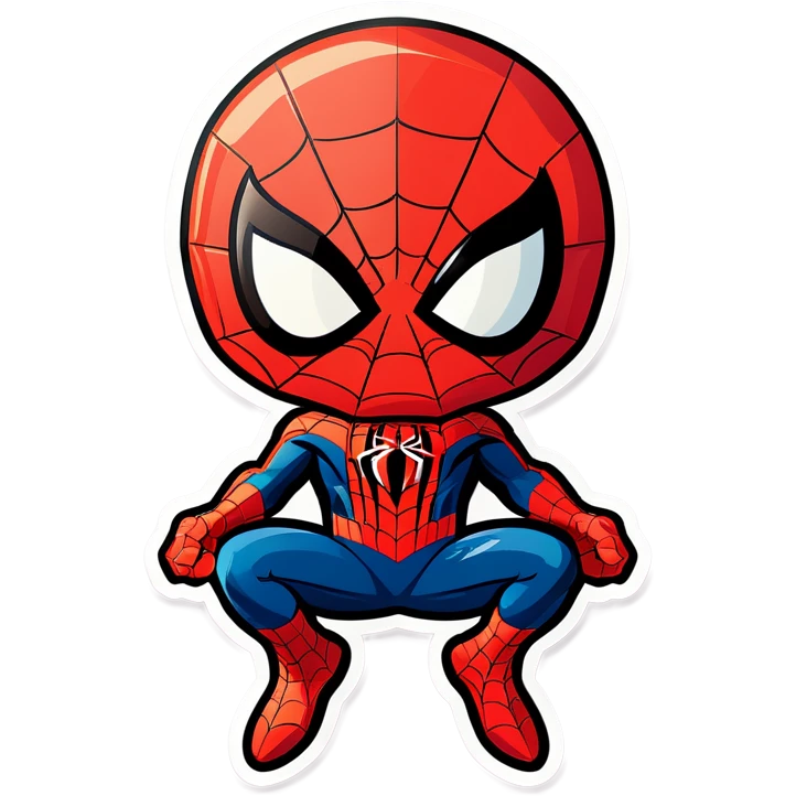 Spiderman con un corazón  emoji